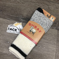 Hvy Mid Height Tall Wool Socks *new
