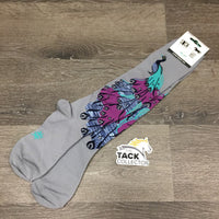 Tall Riding Boot Socks, "A Fan-tastic Tail" *new
