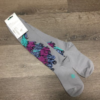 Tall Riding Boot Socks, "A Fan-tastic Tail" *new
