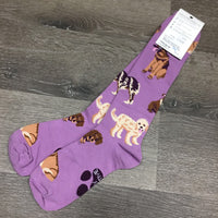 Tall Riding Boot Socks, "Stay Positive" *new
