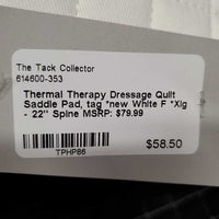 Dressage Quilt Saddle Pad, tag *new

