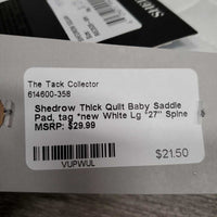 Thick Quilt Baby Saddle Pad, tag *new
