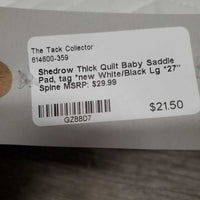 Thick Quilt Baby Saddle Pad, tag *new
