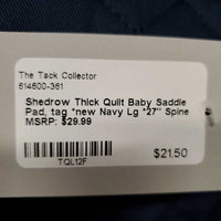 Thick Quilt Baby Saddle Pad, tag *new

