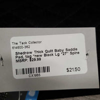 Thick Quilt Baby Saddle Pad, tag *new
