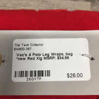 4 Polo Leg Wraps, bag *new
