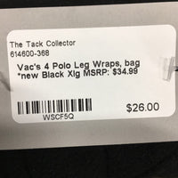 4 Polo Leg Wraps, bag *new
