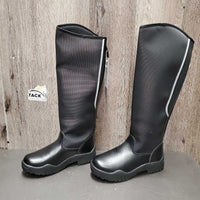 Tall Winter Riding Boots, zippers, box *new
