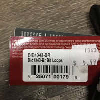 2 Full Cheek Bit Keepers, single stitched, tag *new
