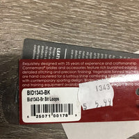 2 Full Cheek Bit Keepers, single stitched, tag *new
