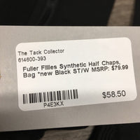 Synthetic Half Chaps, Bag *new
