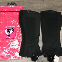Synthetic Half Chaps, Bag *new
