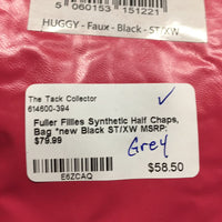Synthetic Half Chaps, Bag *new
