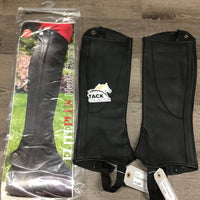 Leather Half Chaps, Bag *new
