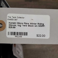 Micro Fibre Winter Riding Gloves, tag *new
