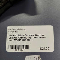 Summer Leather Gloves, tag *new
