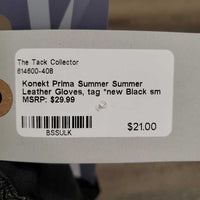 Summer Leather Gloves, tag *new
