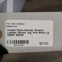 Summer Leather Gloves, tag *new
