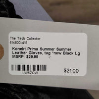 Summer Leather Gloves, tag *new
