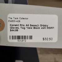 Prix All Season Grippy Gloves, Tag *new
