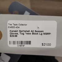 Softshell All Season Gloves, Tag *new
