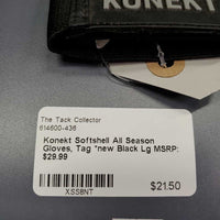 Softshell All Season Gloves, Tag *new
