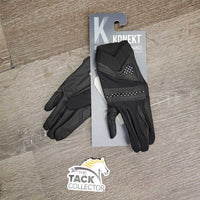 Cloth Polka Dot Gloves, tag *new
