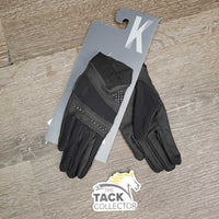 Cloth Polka Dot Gloves, tag *new
