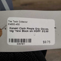Cloth Pimple Grip Gloves, tag *new
