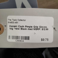 Cloth Pimple Grip Gloves, tag *new
