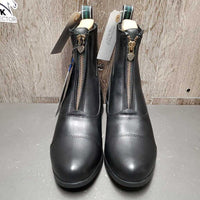 Pr Paddock Boots, Zips, Box *new
