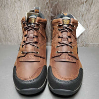 Pr Short Boots, Laces, Box *new
