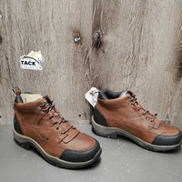 Pr Short Boots, Laces, Box *new
