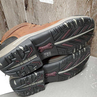 Pr Short Boots, Laces, Box *new
