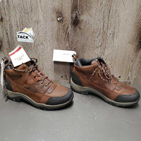 Pr Short Boots, Laces, Box *new

