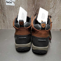 Pr Short Boots, Laces, Box *new
