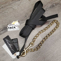 Flat Nylon Web Lead Shank - Rope, 25" Nose Chain, tag *new
