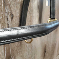 Rsd Padded Leather Halter, adj, snap, tag *new
