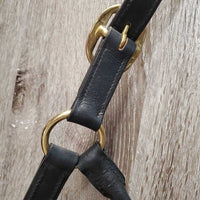 Rsd Padded Leather Halter, adj, snap, tag *new
