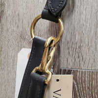 Rsd Padded Leather Halter, adj, snap, tag *new
