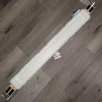 Nylon Web - Fleece Girth, 2x els, Center D Ring, tag *new
