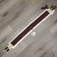 Nylon Web - Fleece Girth, 2x els, Center D Ring, tag *new
