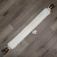 Nylon Web - Fleece Girth, 2x els, Center D Ring, tag *new
