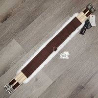 Nylon Web - Fleece Girth, 2x els, Center D Ring, tag *new
