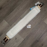 Nylon Web - Fleece Girth, 2x els, Center D Ring, tag *new
