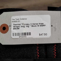 2 Horse Knee Wraps, bag, tag *

