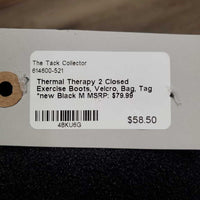 2 Closed Exercise Boots, Velcro, Bag, Tag *new
