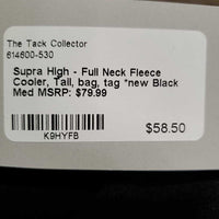 High - Full Neck Fleece Cooler, Tail, bag, tag *new
