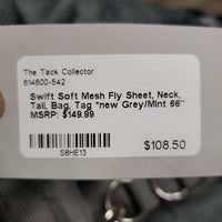 Soft Mesh Fly Sheet, Neck, Tail, Bag, Tag *new
