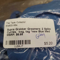Grabber Groomers: 2 Spike Curries, bag, tag *new
